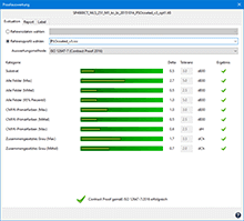 Proof Auswertung nach ISO 12647/7